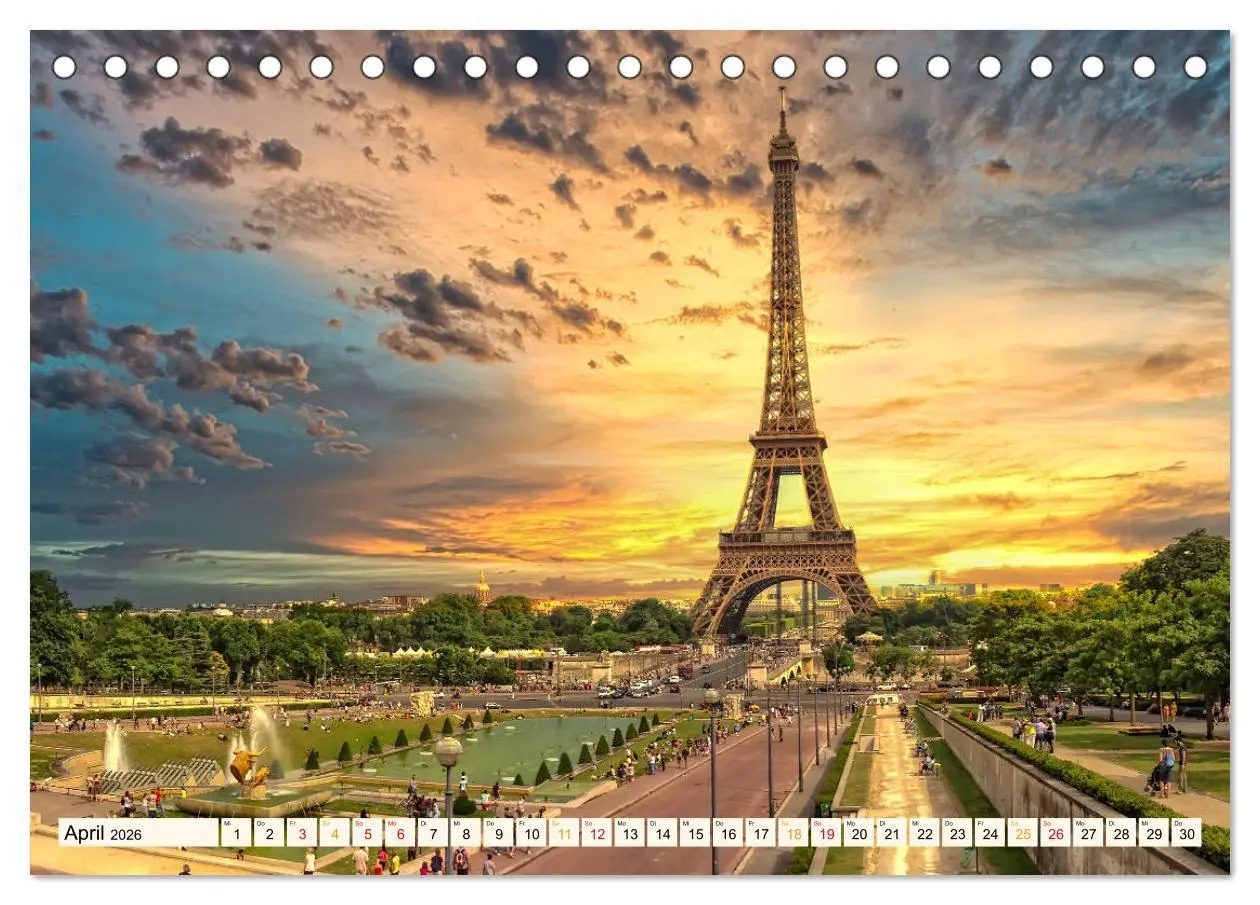 Bild: 9783457731673 | Eiffelturm - Ikone der Architektur (Tischkalender 2026 DIN A5...