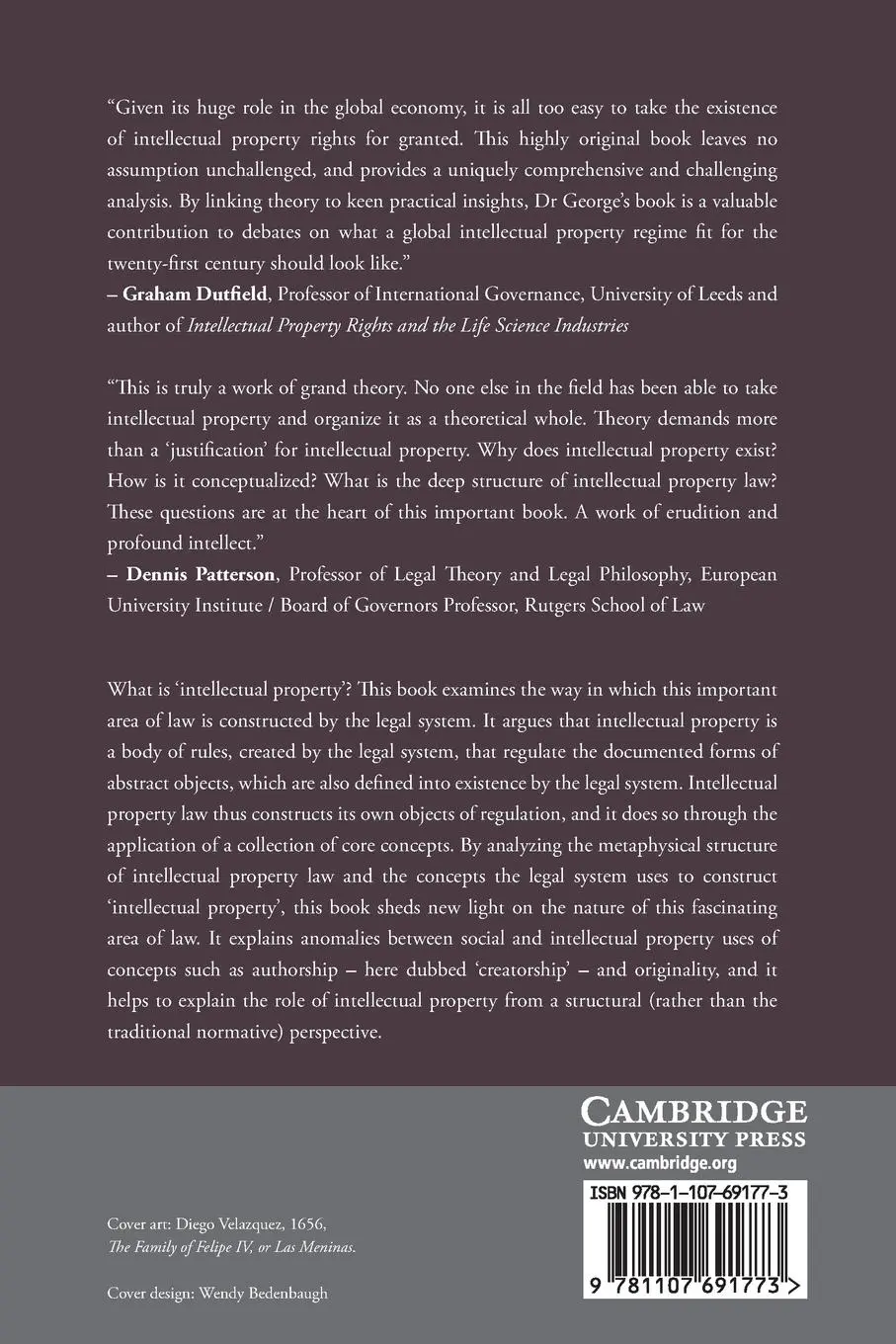 Rückseite: 9781107691773 | Constructing Intellectual Property | Alexandra George | Taschenbuch