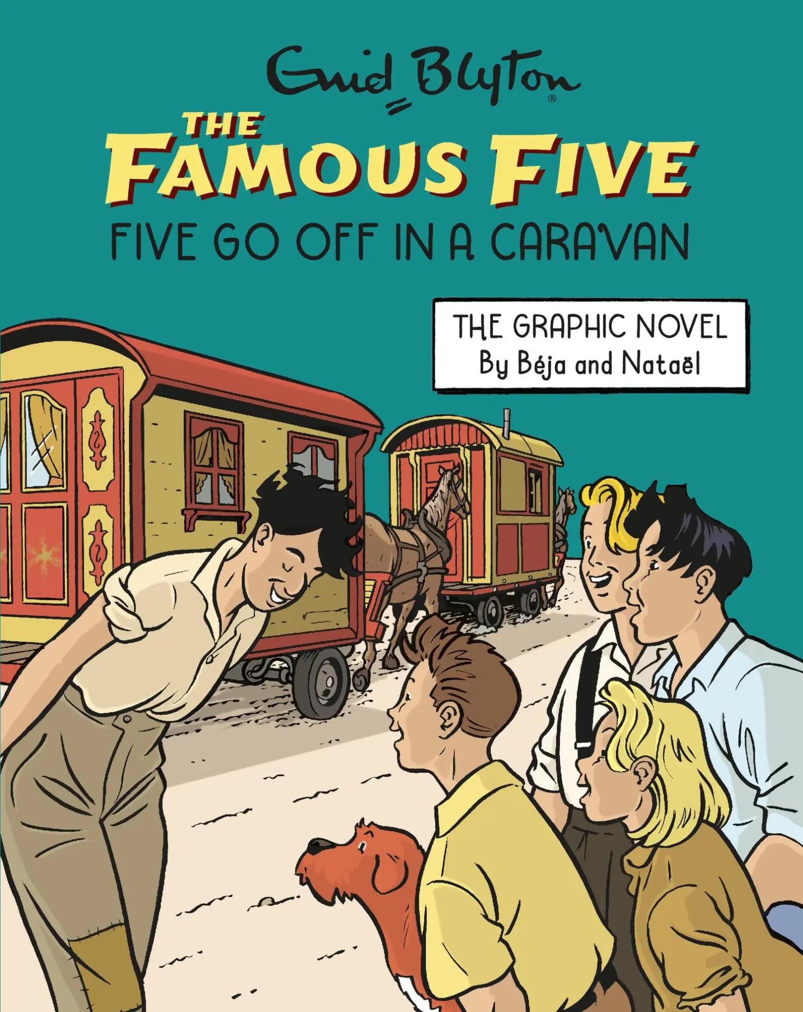 Cover: 9781444981773 | Famous Five Graphic Novel 06: Five Go Off in a Caravan | Enid Blyton