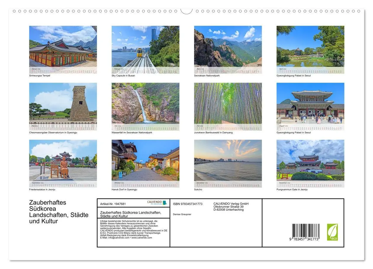Bild: 9783457341773 | Zauberhaftes Südkorea Landschaften, Städte und Kultur (hochwertiger...