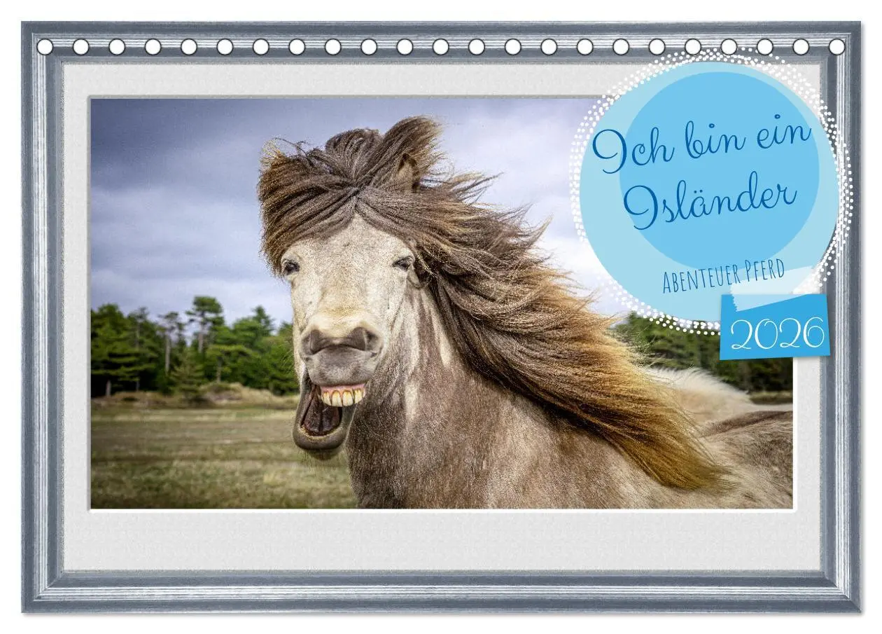 Cover: 9783457581773 | Ich bin ein Isländer (Tischkalender 2026 DIN A5 quer), CALVENDO...