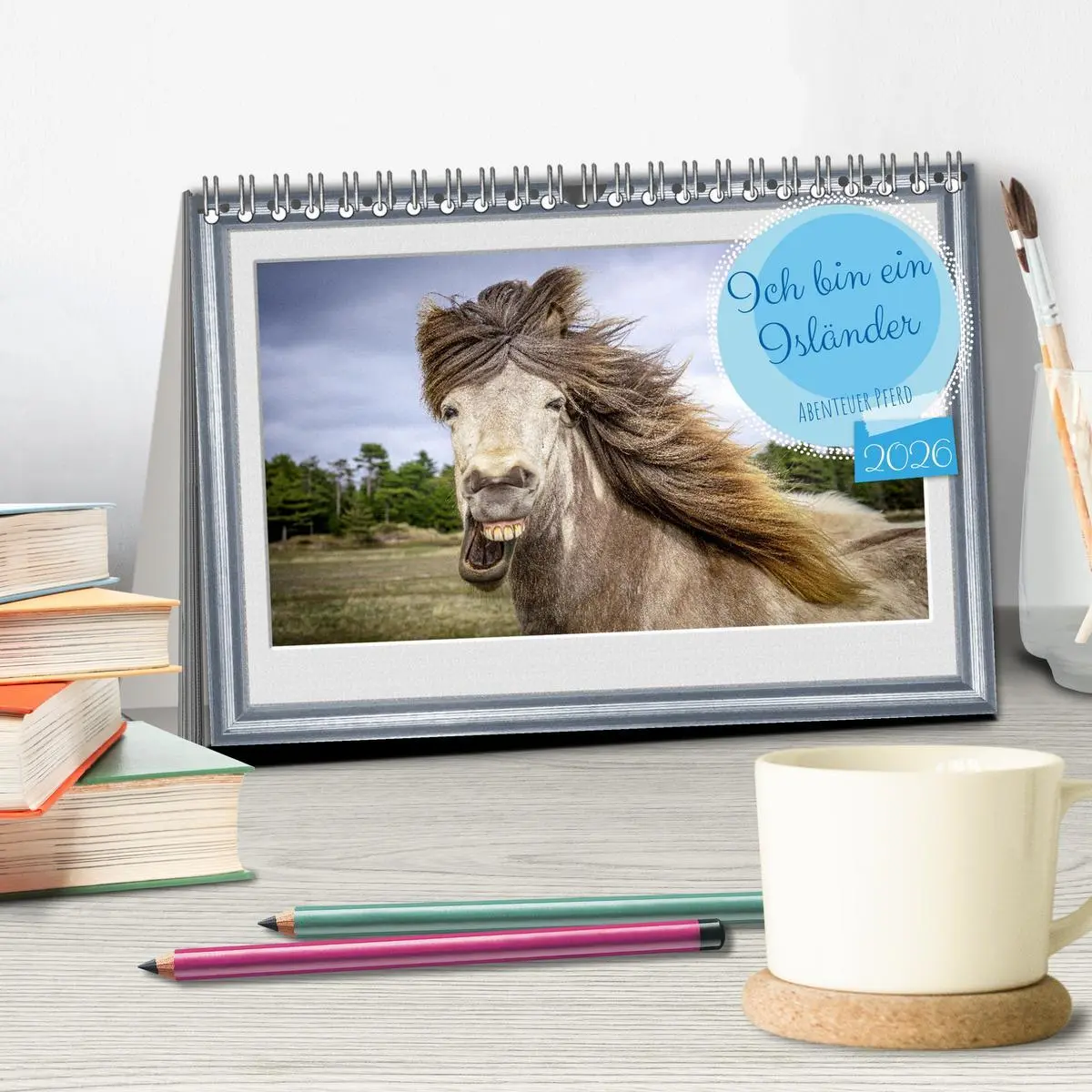 Bild: 9783457581773 | Ich bin ein Isländer (Tischkalender 2026 DIN A5 quer), CALVENDO...