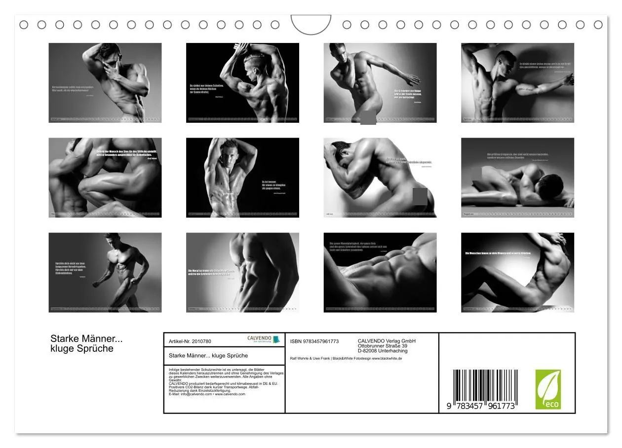 Bild: 9783457961773 | Starke Männer... kluge Sprüche (Wandkalender 2026 DIN A4 quer),...