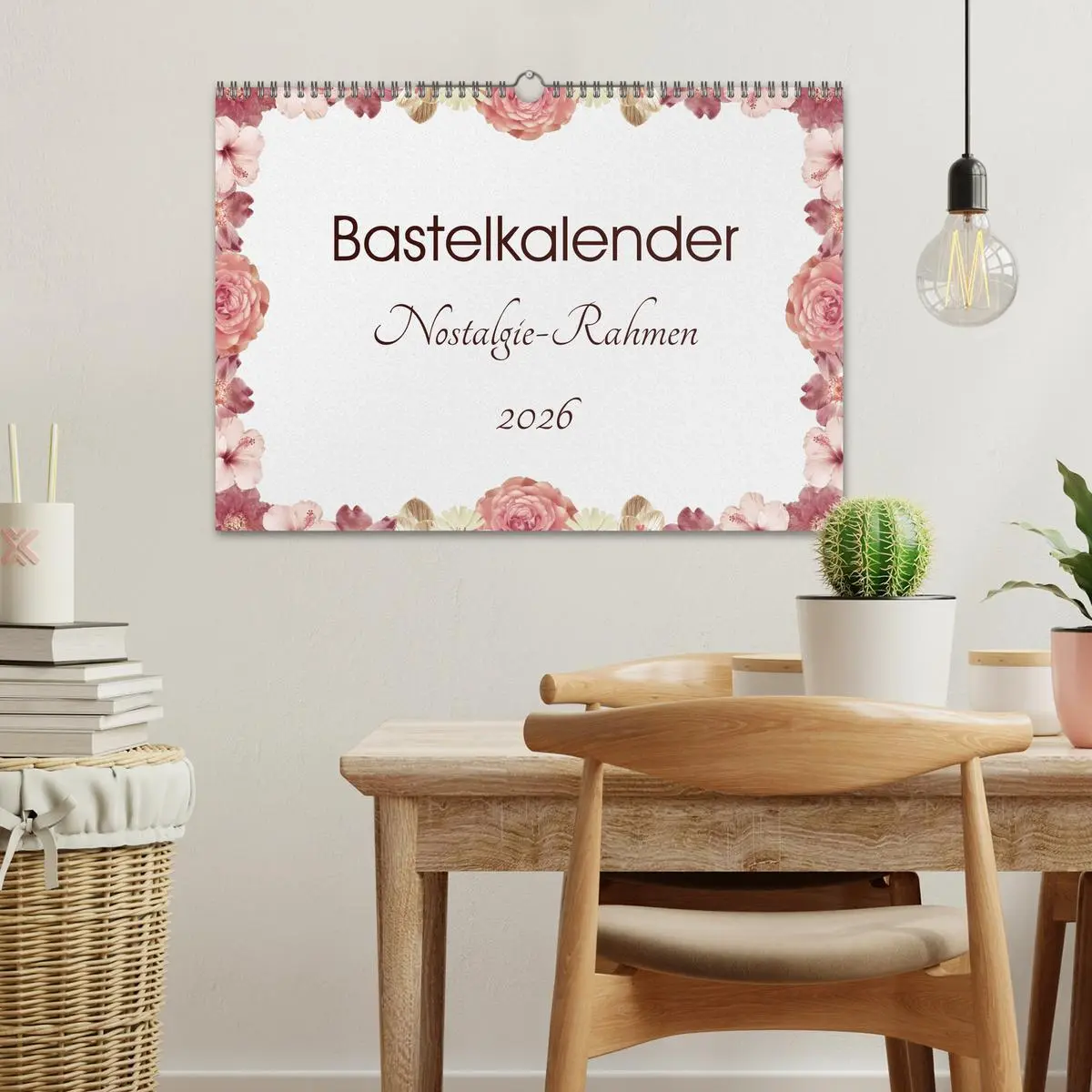 Bild: 9783516051773 | Bastelkalender Nostalgie-Rahmen 2026 (Wandkalender 2026 DIN A3...