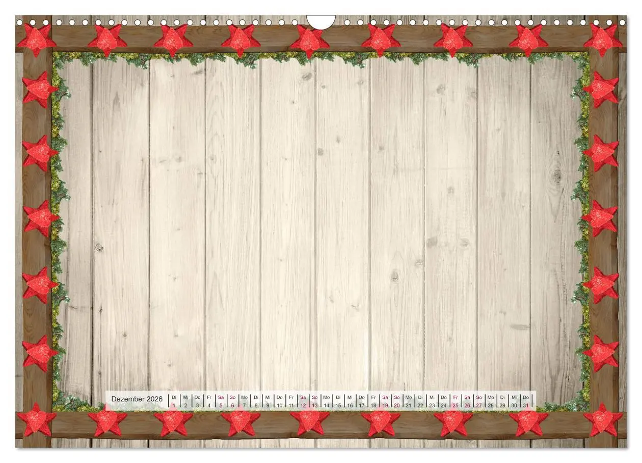 Bild: 9783516051773 | Bastelkalender Nostalgie-Rahmen 2026 (Wandkalender 2026 DIN A3...