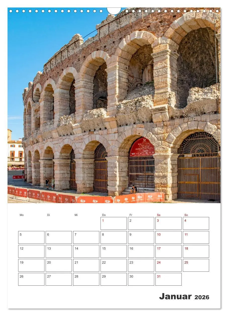 Bild: 9783516291773 | Verona - Reiseplaner (Wandkalender 2026 DIN A3 hoch), CALVENDO...
