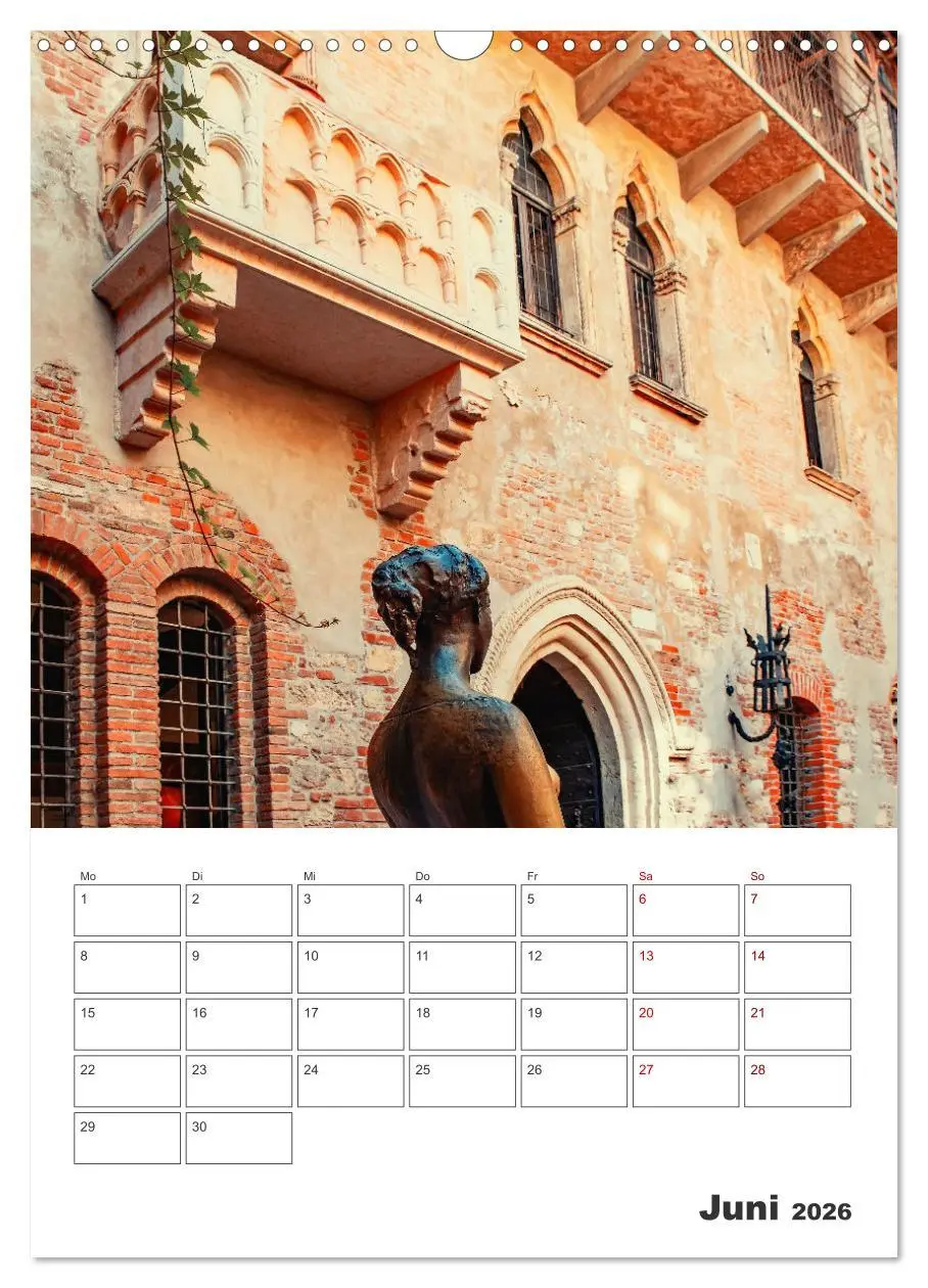 Bild: 9783516291773 | Verona - Reiseplaner (Wandkalender 2026 DIN A3 hoch), CALVENDO...