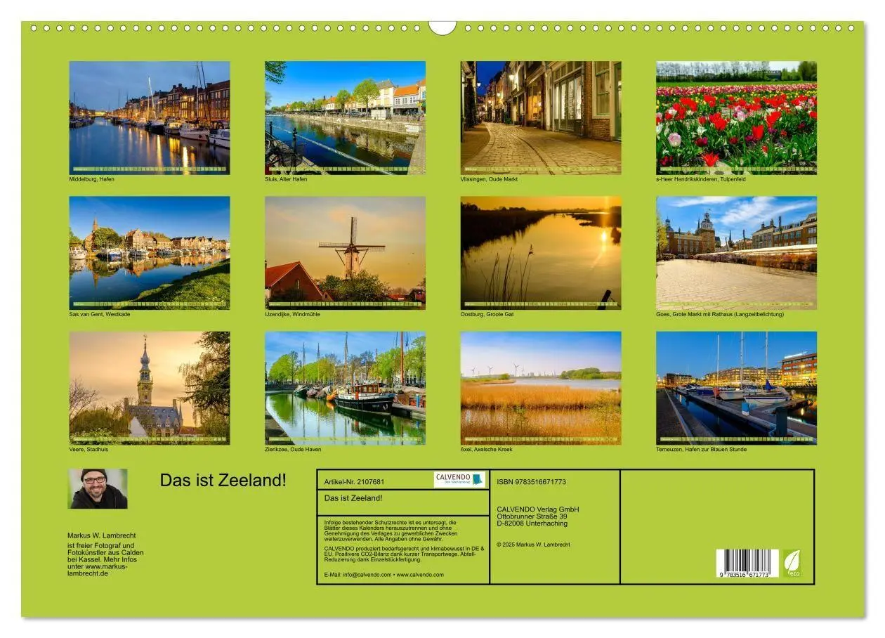 Bild: 9783516671773 | Das ist Zeeland! (Wandkalender 2026 DIN A2 quer), CALVENDO...