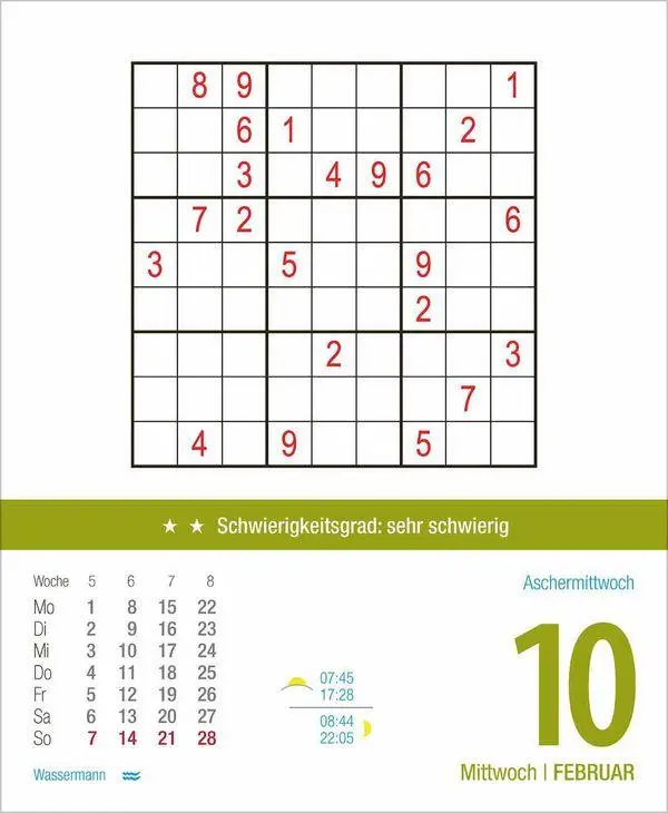 Bild: 9783819301773 | Profi Sudoku 2027 | Korsch Verlag | Kalender | 328 S. | Deutsch | 2027