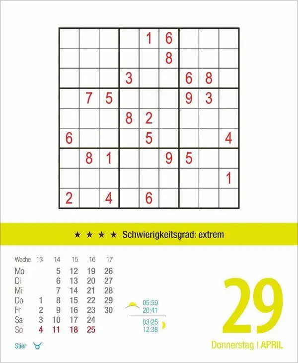 Bild: 9783819301773 | Profi Sudoku 2027 | Korsch Verlag | Kalender | 328 S. | Deutsch | 2027