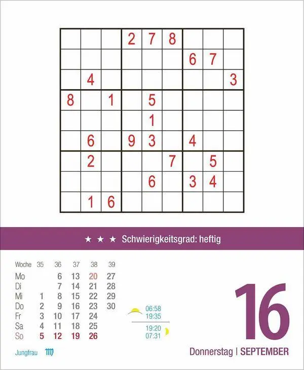 Bild: 9783819301773 | Profi Sudoku 2027 | Korsch Verlag | Kalender | 328 S. | Deutsch | 2027