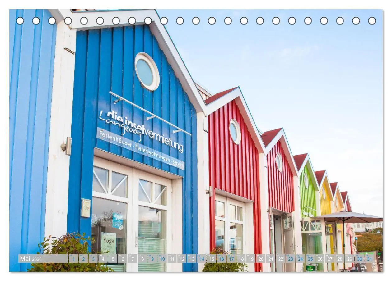 Bild: 9783457641873 | Am Strand von Langeoog (Tischkalender 2026 DIN A5 quer), CALVENDO...
