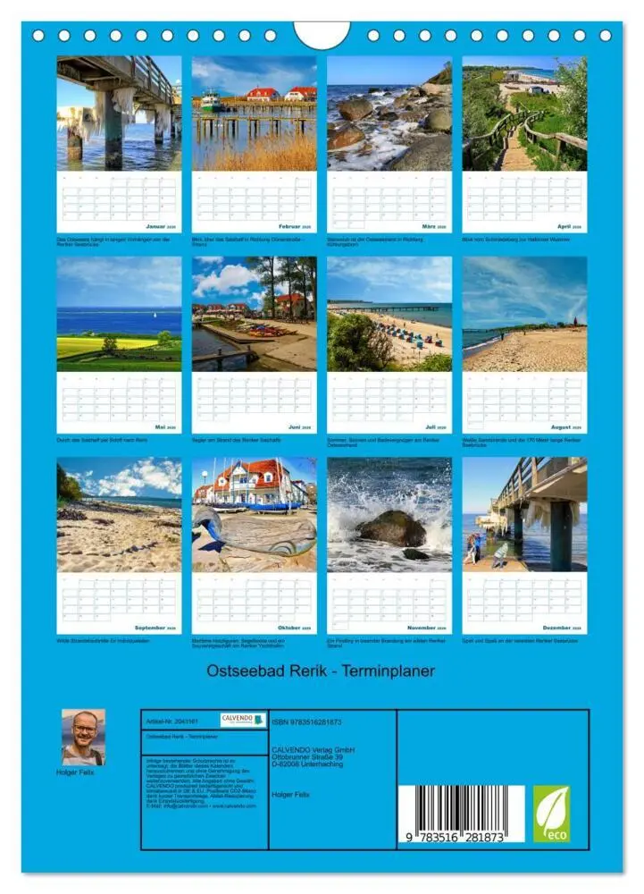 Bild: 9783516281873 | Ostseebad Rerik - Terminplaner (Wandkalender 2026 DIN A4 hoch),...