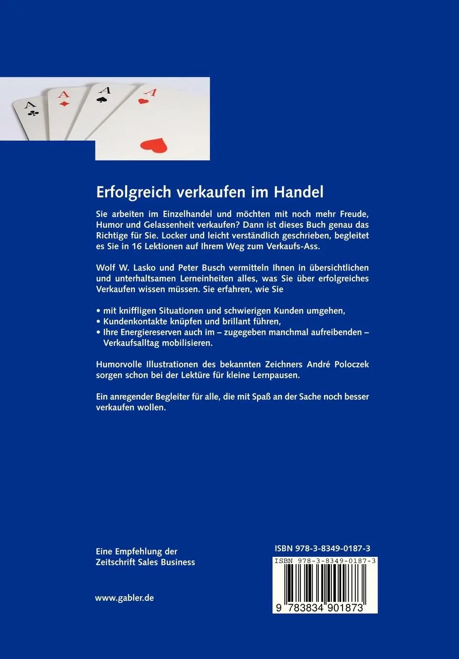 Rückseite: 9783834901873 | Erfolgreich verkaufen im Handel | Peter Busch (u. a.) | Taschenbuch