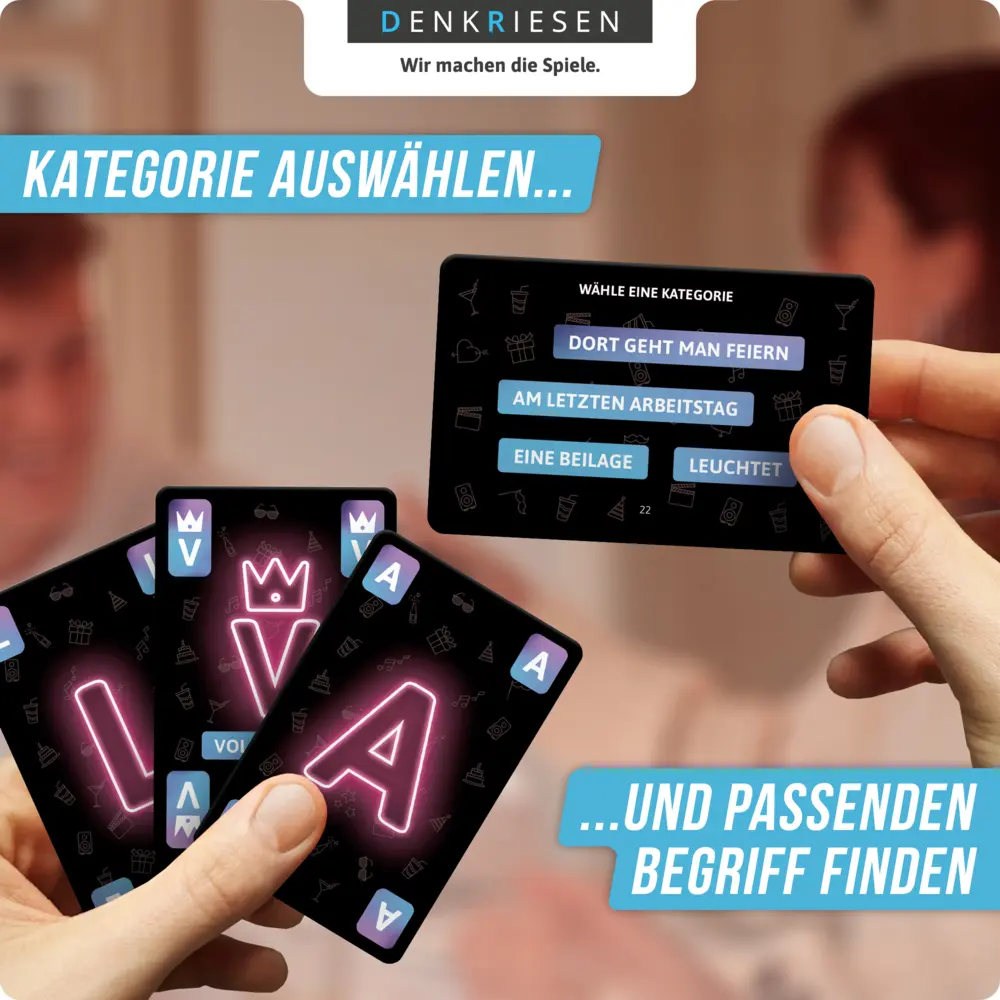 Bild: 4260528091973 | DENKRIESEN - STADT LAND VOLLPFOSTEN® - Das Kartenspiel - PARTY...