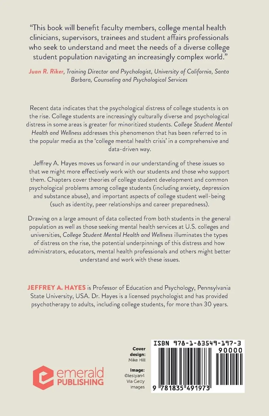Rückseite: 9781835491973 | College Student Mental Health and Wellness | Coping on Campus | Hayes