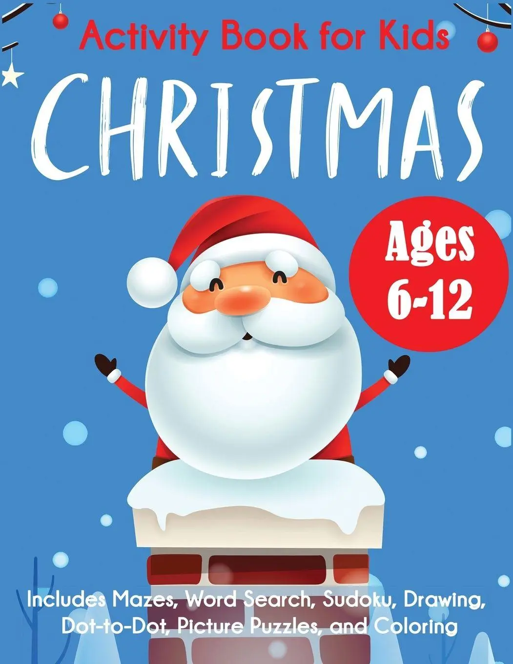 Cover: 9781949651973 | Christmas Activity Book for Kids | Blue Wave Press | Taschenbuch