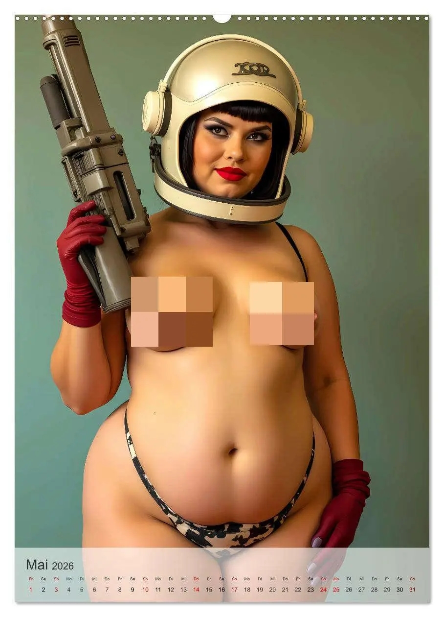 Bild: 9783457941973 | Pin-up Girls - Sexy Vintage Diven (Wandkalender 2026 DIN A2 hoch),...