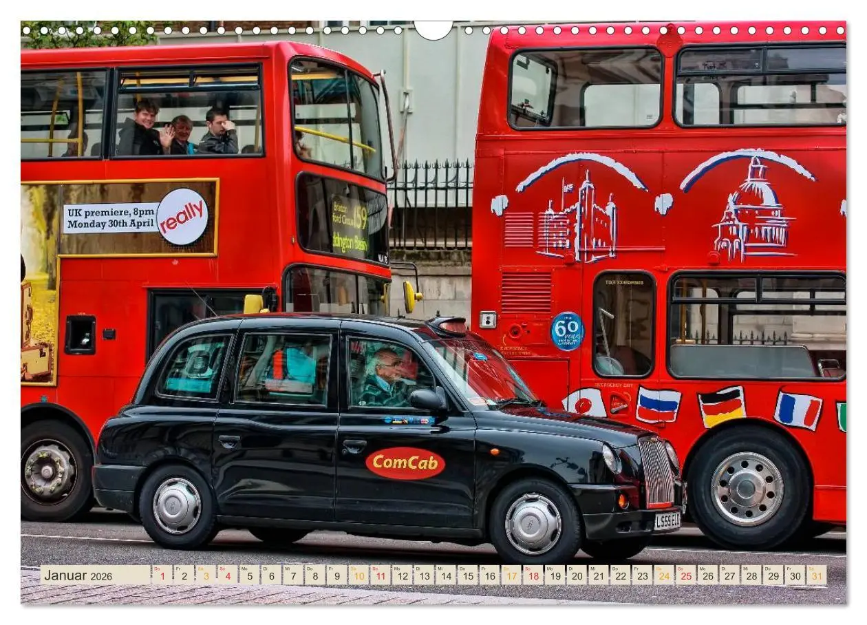 Bild: 9783516031973 | Hallo Taxi - einmal um die Welt (Wandkalender 2026 DIN A3 quer),...
