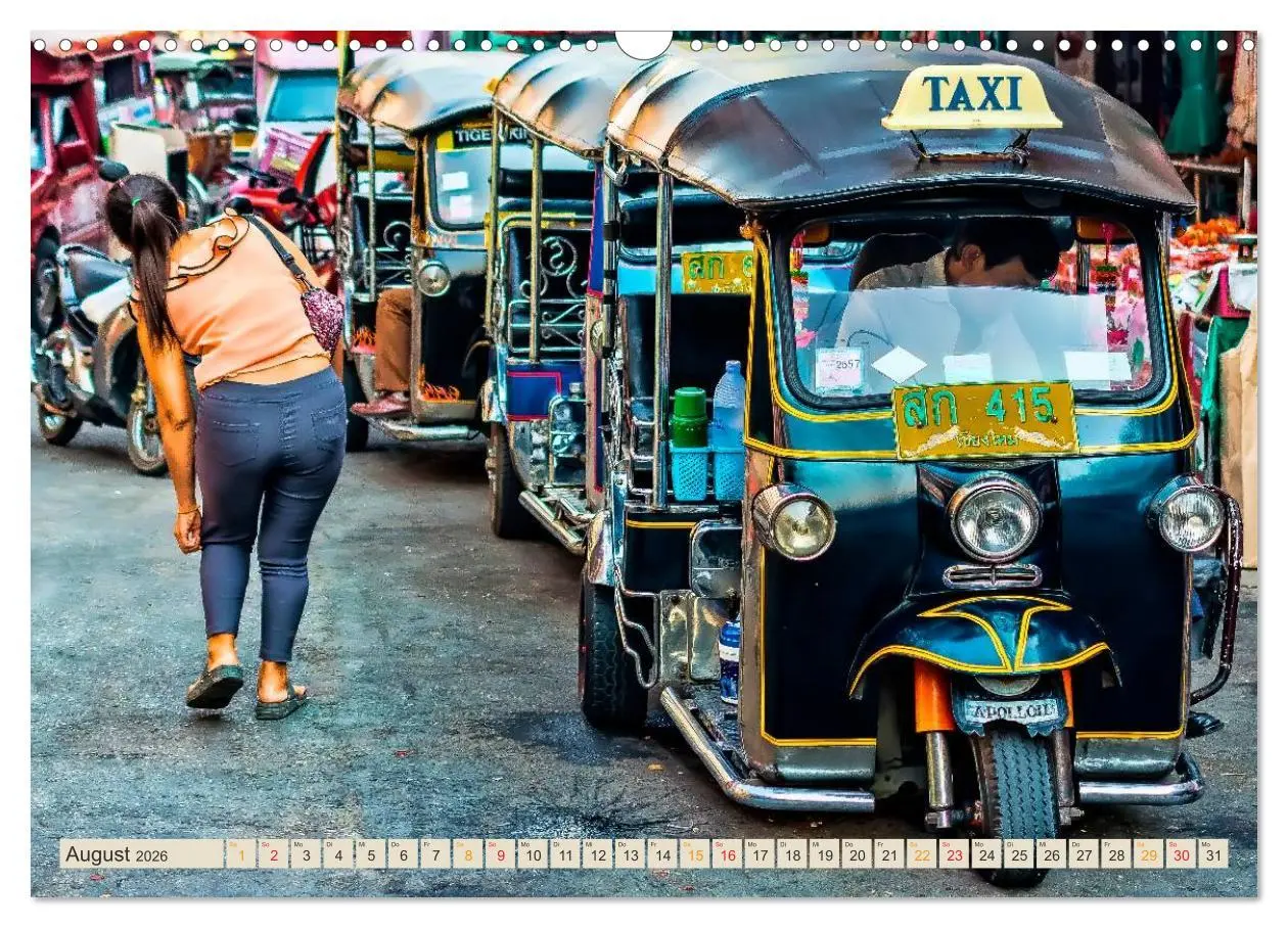 Bild: 9783516031973 | Hallo Taxi - einmal um die Welt (Wandkalender 2026 DIN A3 quer),...