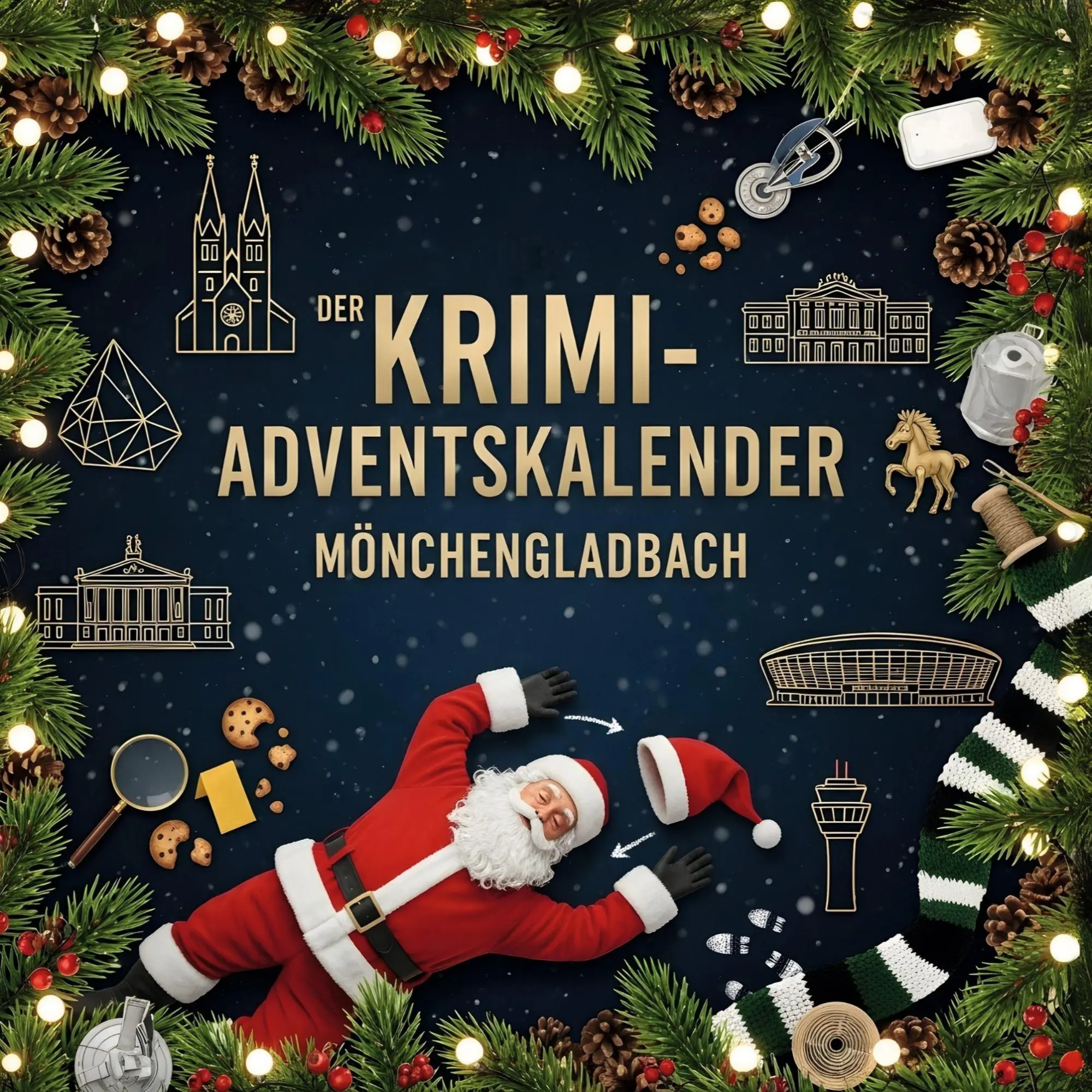 Cover: 9783695301973 | Der Krimi-Adventskalender Mönchengladbach | Jakob Hoffmann | Buch