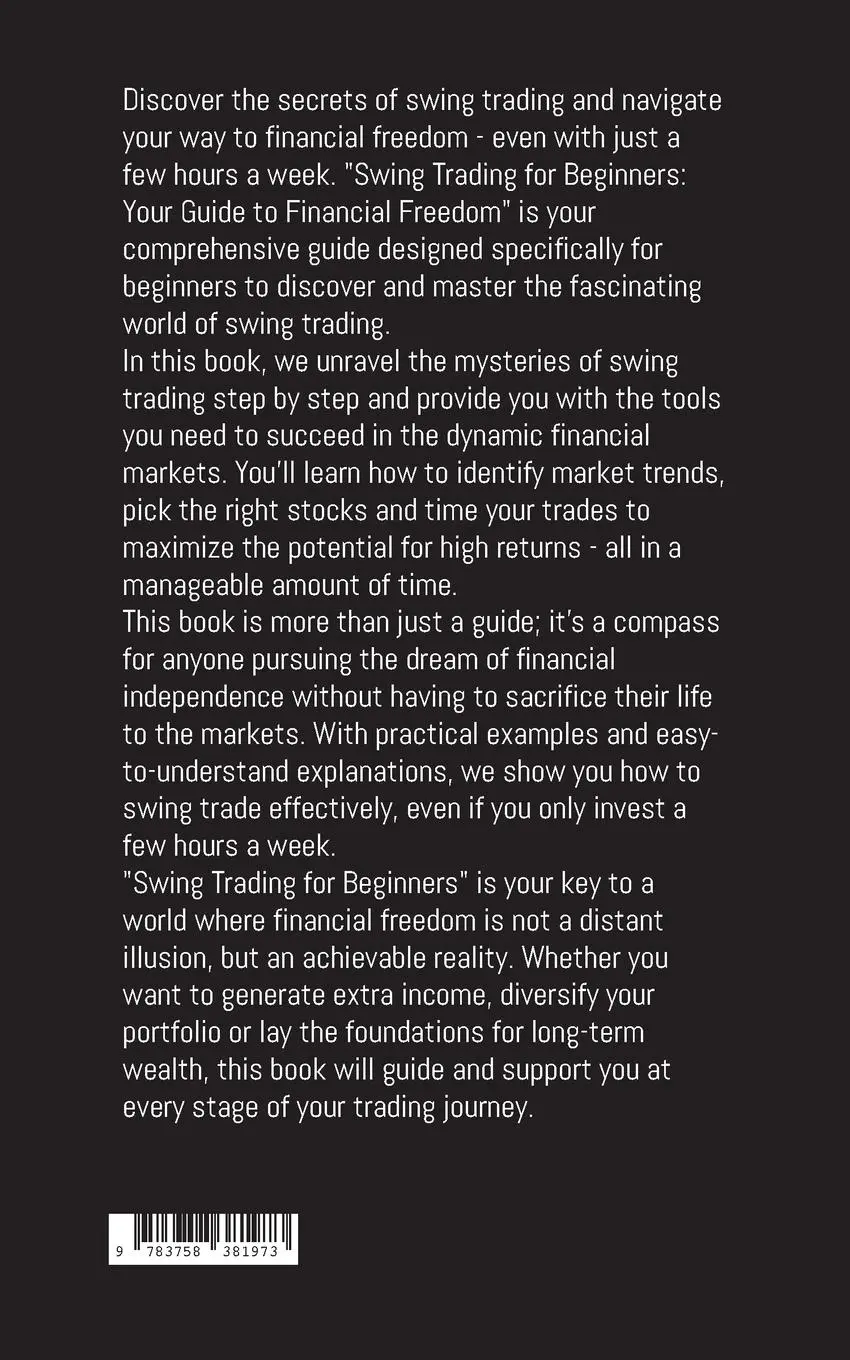 Rückseite: 9783758381973 | Swing trading for beginners | Your guide to financial freedom | Cole