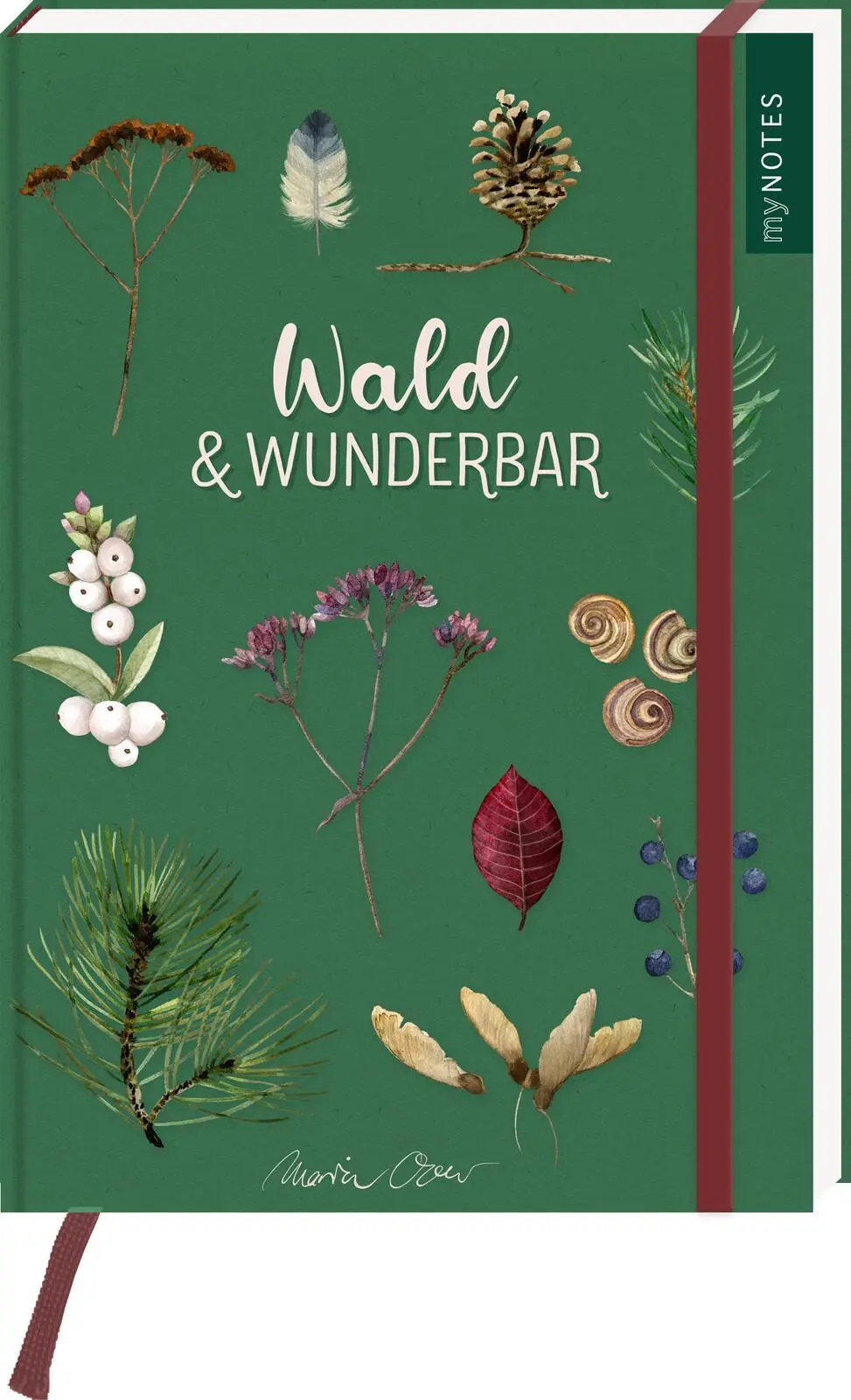 Cover: 4014489132073 | myNOTES Papeterie: Notizbuch A5 Naturschätze | Wald &amp; wunderbar | Over