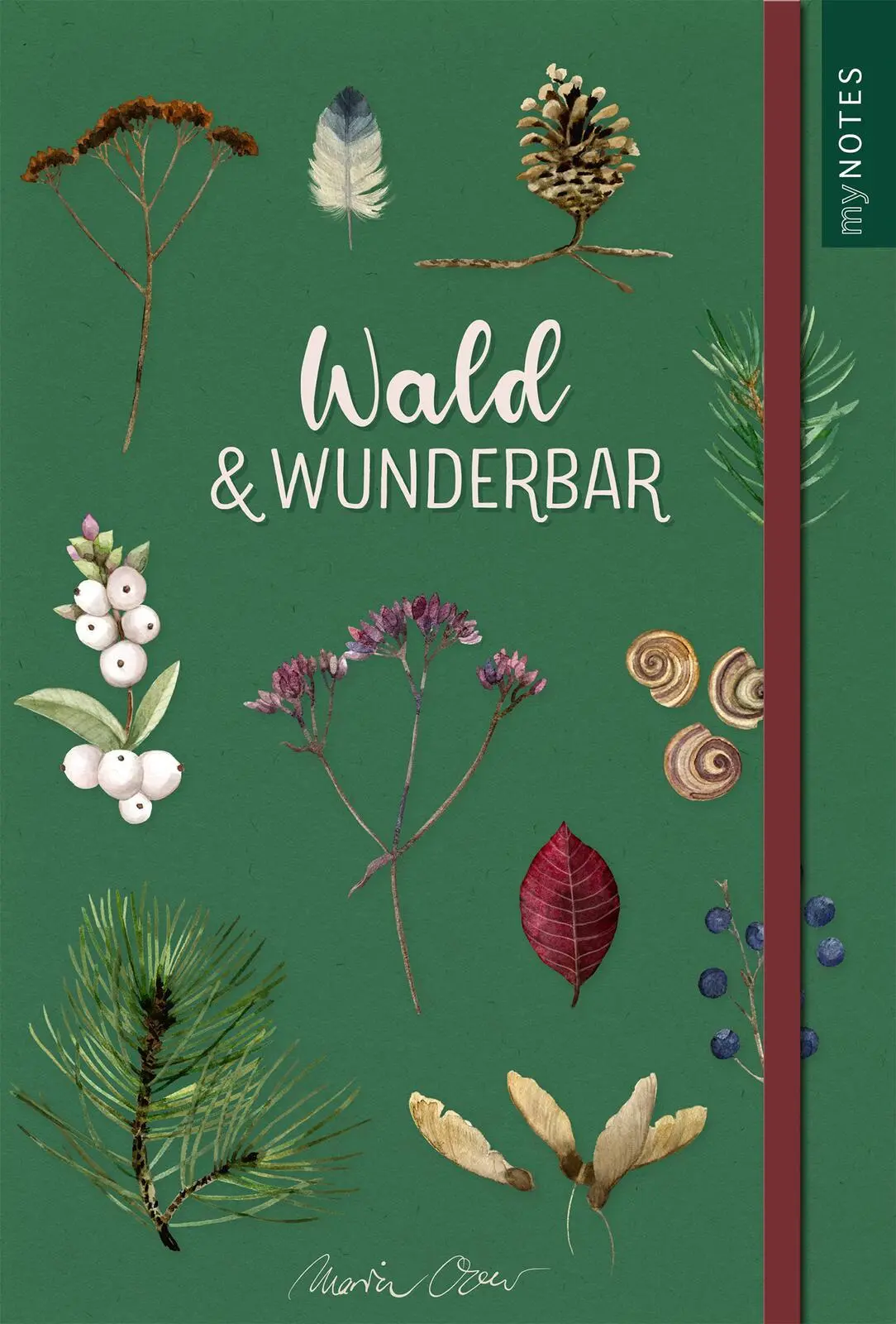Bild: 4014489132073 | myNOTES Papeterie: Notizbuch A5 Naturschätze | Wald &amp; wunderbar | Over