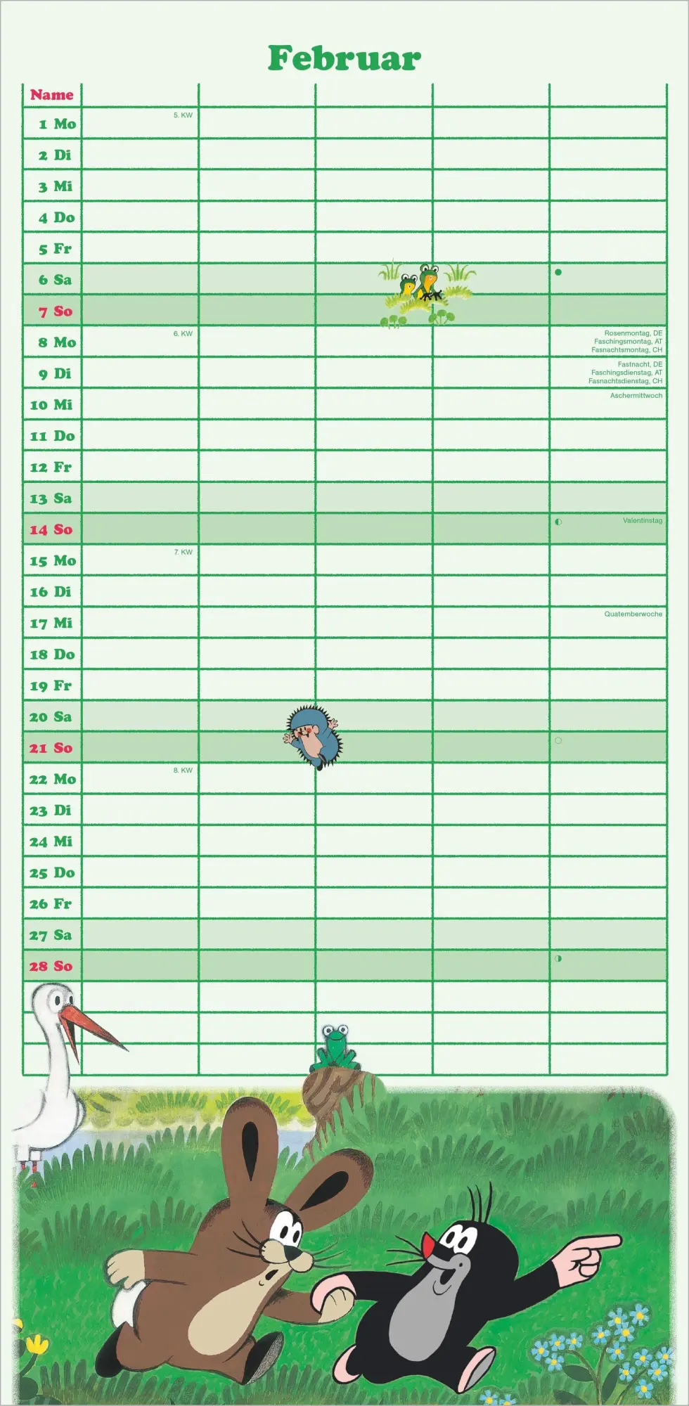 Bild: 4069095012073 | Der kleine Maulwurf 2027 | Neumann Verlage GmbH &amp; Co KG | Kalender