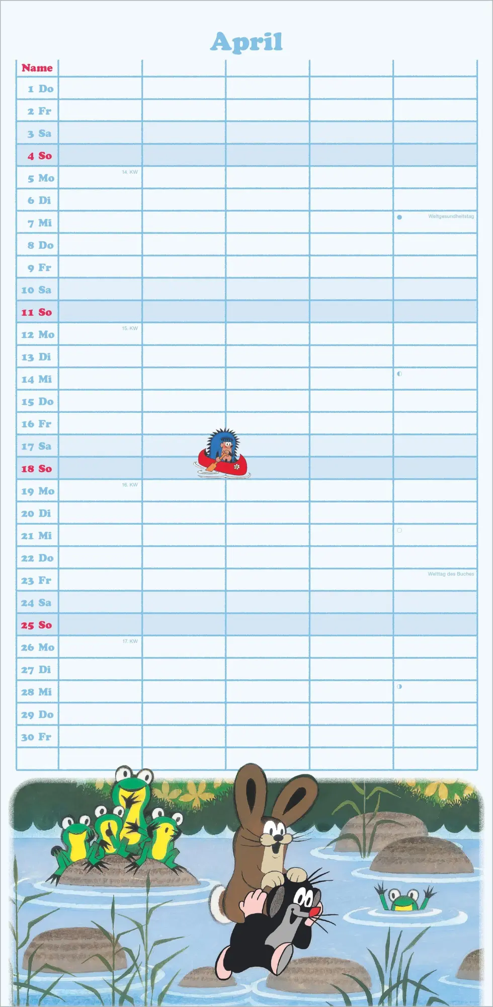 Bild: 4069095012073 | Der kleine Maulwurf 2027 | Neumann Verlage GmbH &amp; Co KG | Kalender