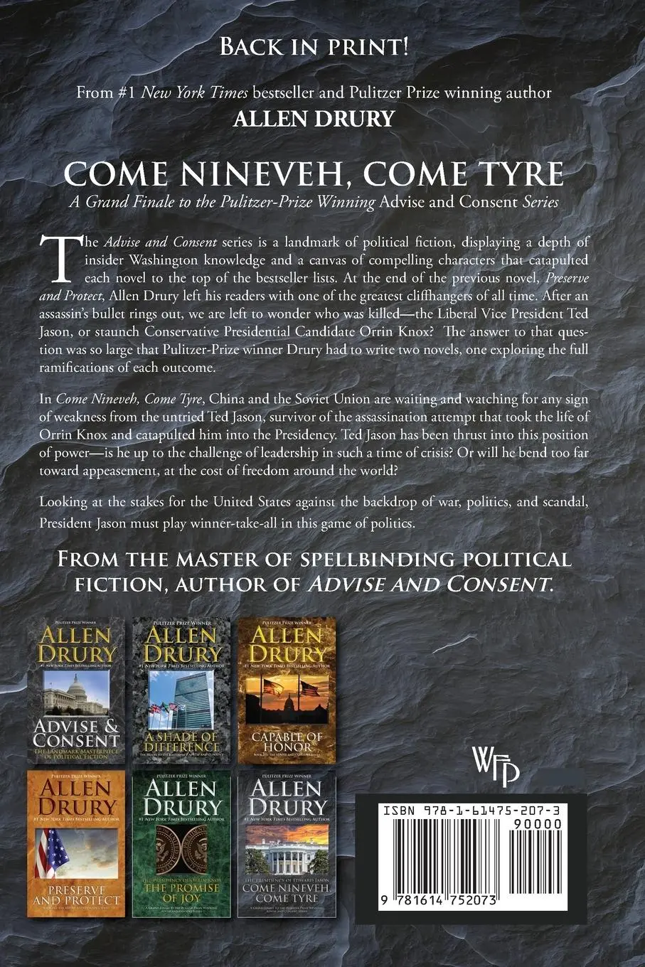Rückseite: 9781614752073 | Come Nineveh, Come Tyre | The Presidency of Edward M. Jason | Drury