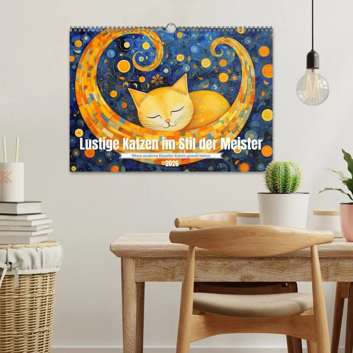 Bild: 9783457522073 | Lustige Katzen im Stil der Meister (Wandkalender 2026 DIN A3 quer),...