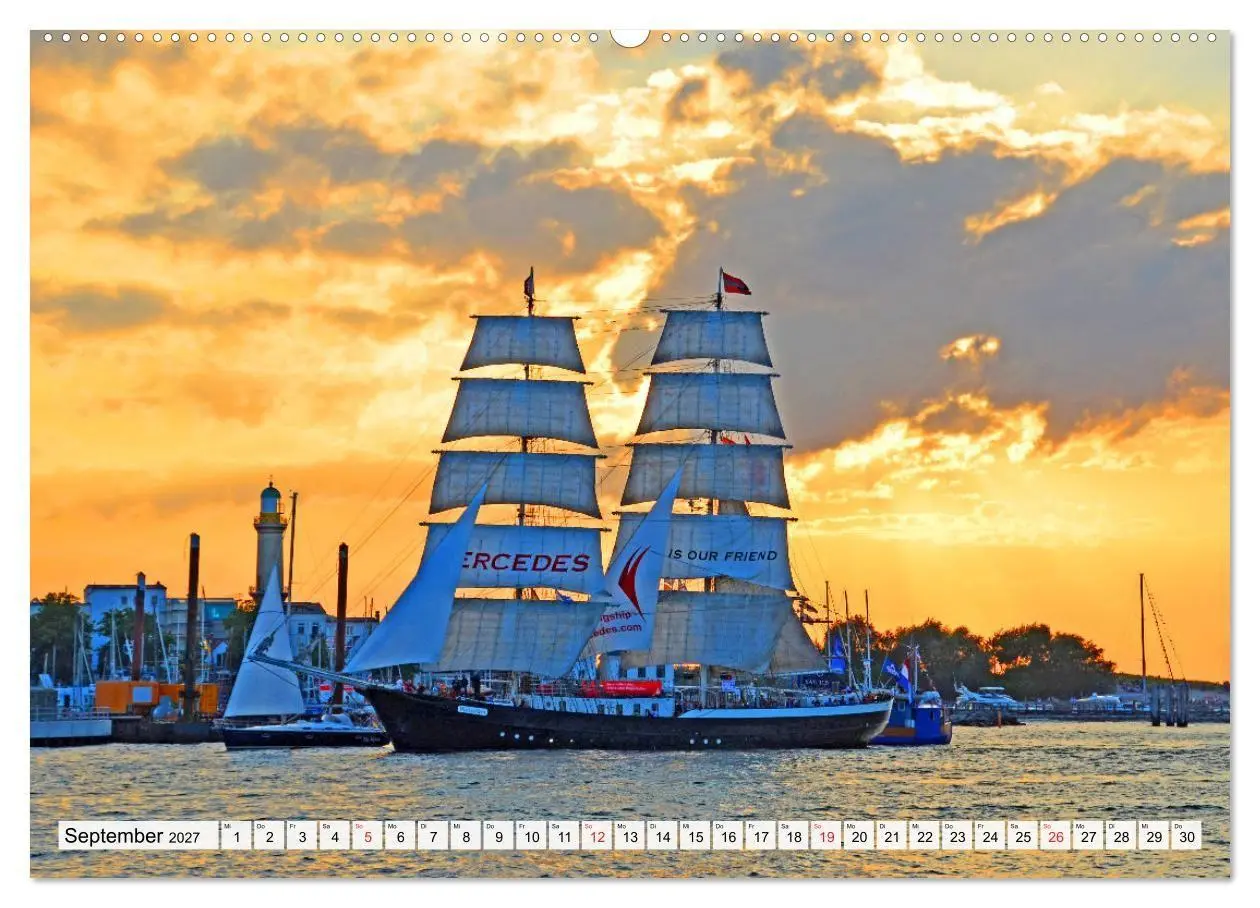 Bild: 9783569632073 | Die HANSE SAIL Das große Seglertreffen in Rostock (Wandkalender...