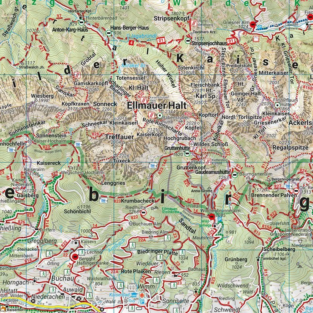 Bild: 9783707922073 | freytag &amp; berndt Wanderkarte WK 301 Kitzbühel, Kaisergebirge -...