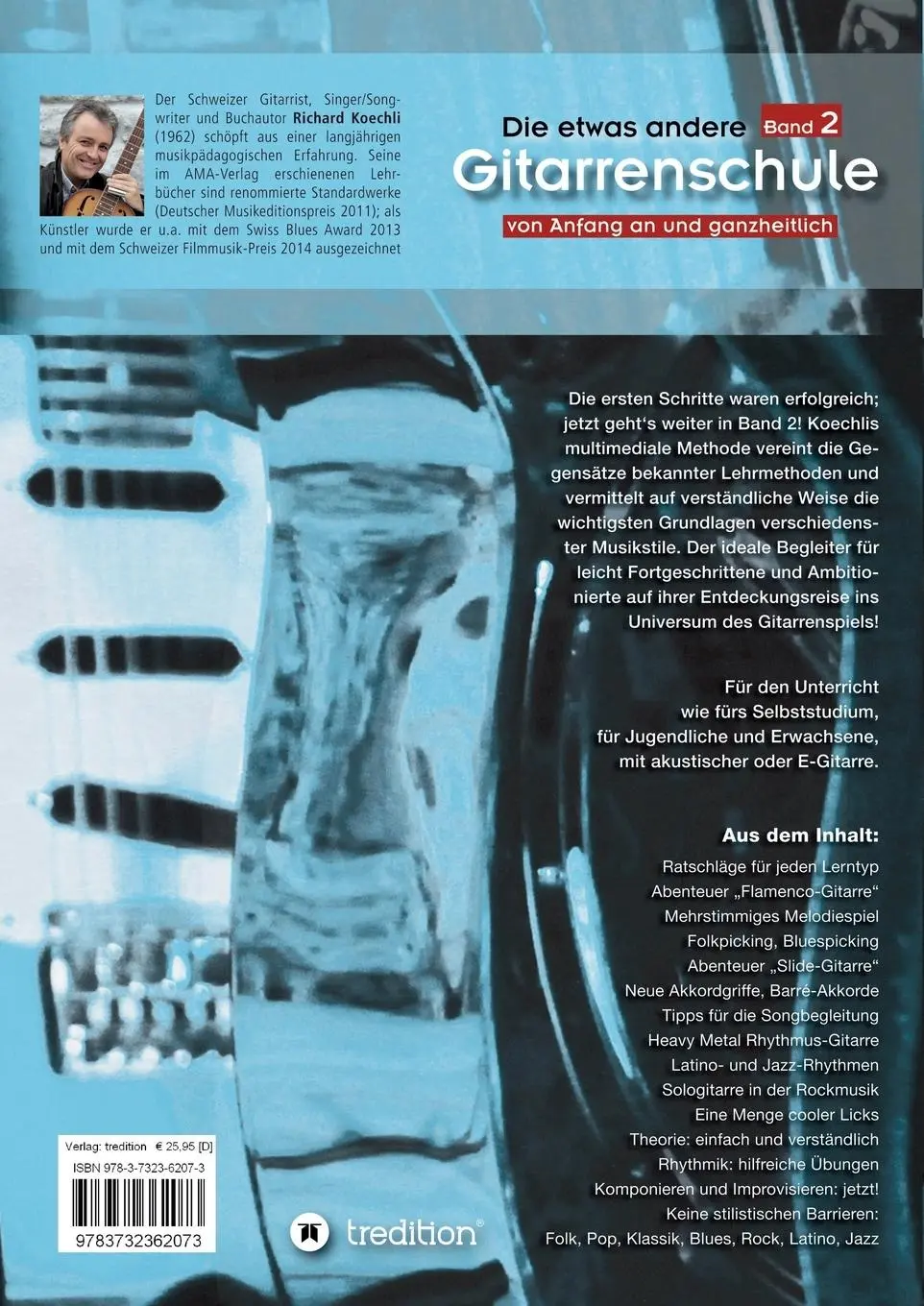 Rückseite: 9783732362073 | Die etwas andere Gitarrenschule (Band 2) | Richard Koechli | Buch
