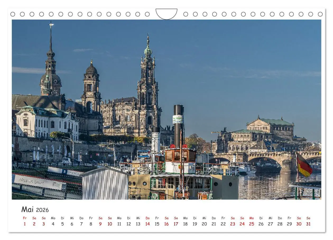 Bild: 9783457372173 | Dresdens barocke Altstadt (Wandkalender 2026 DIN A4 quer), CALVENDO...