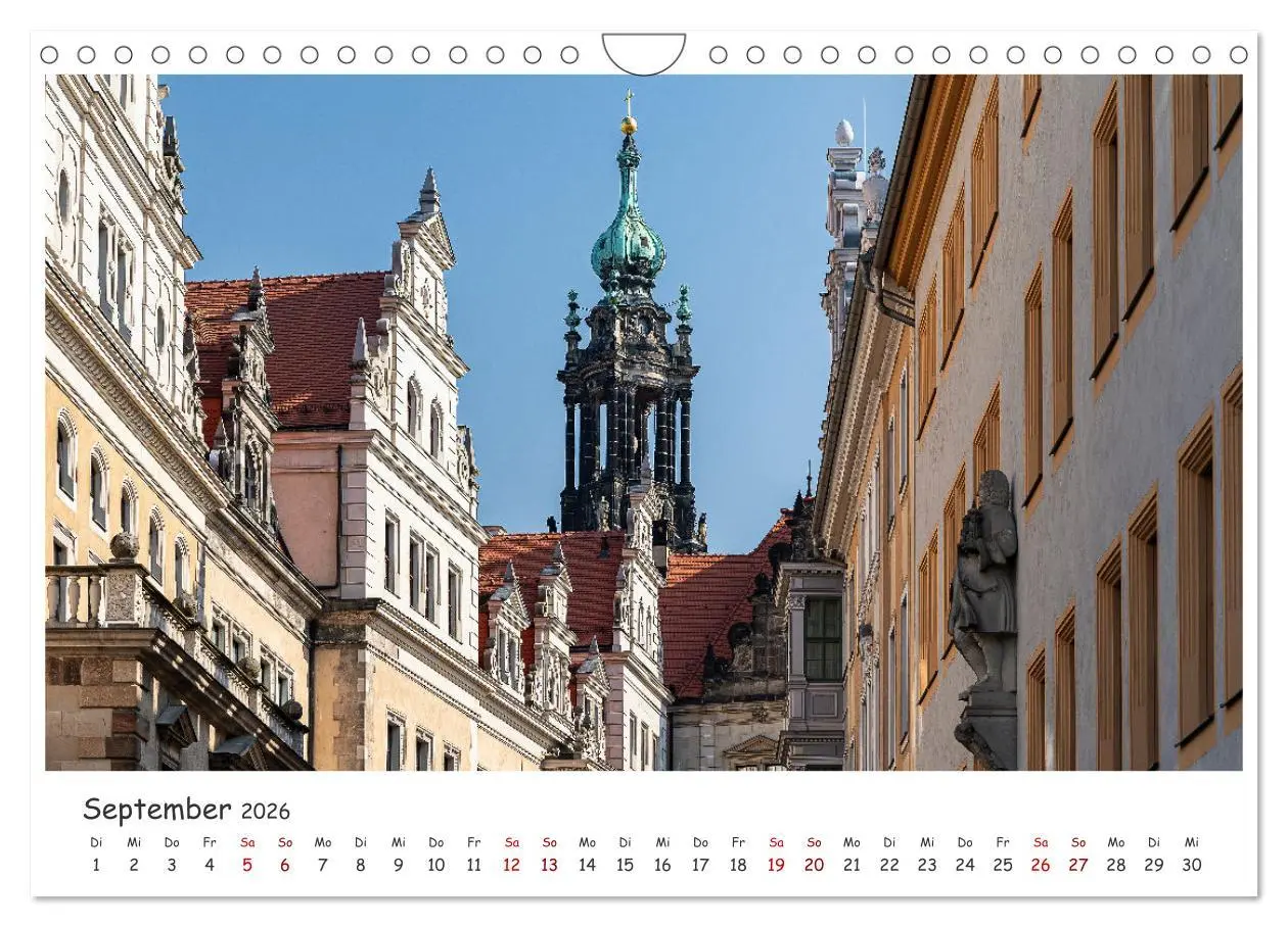 Bild: 9783457372173 | Dresdens barocke Altstadt (Wandkalender 2026 DIN A4 quer), CALVENDO...