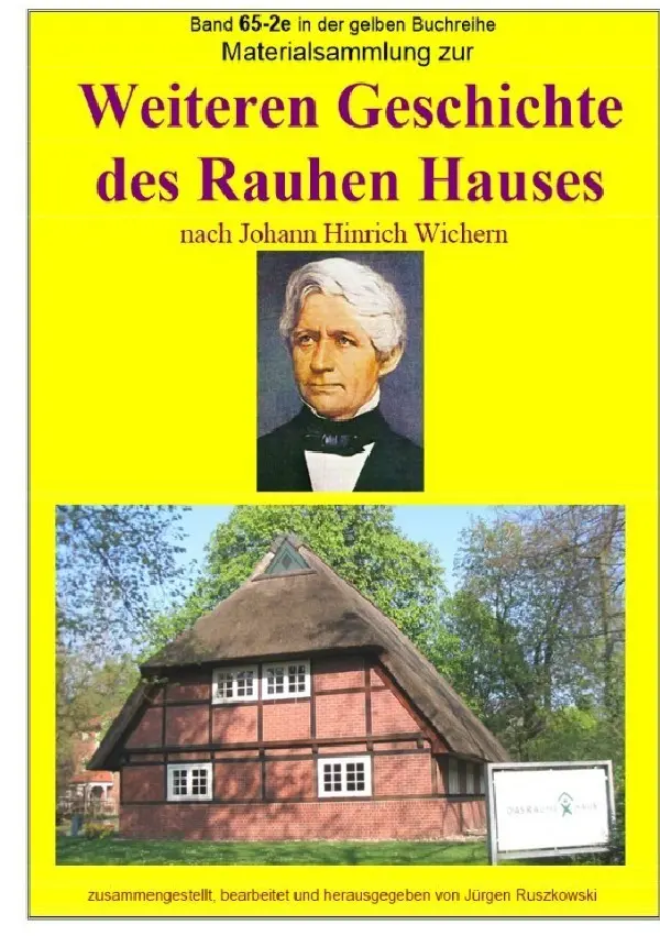 Cover: 9783746762173 | Materialsammlung zur weiteren Geschichte des Rauhen Hauses nach...