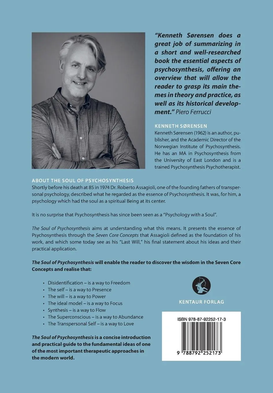 Rückseite: 9788792252173 | The Soul of Psychosynthesis | The Seven Core Concepts | Sørensen