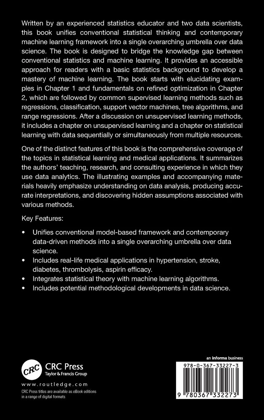 Rückseite: 9780367332273 | Statistical Prediction and Machine Learning | John Tuhao Chen (u. a.)