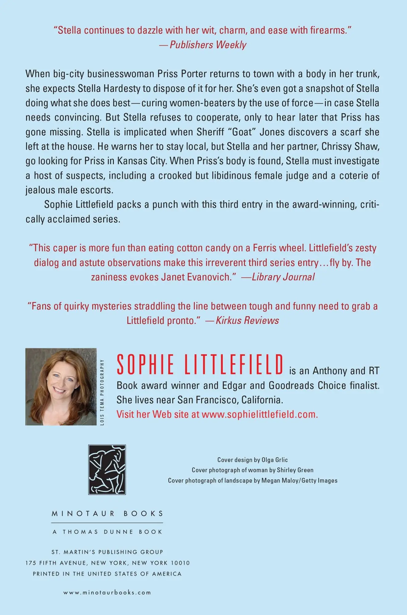 Rückseite: 9781250002273 | A Bad Day for Scandal | Sophie Littlefield | Taschenbuch | Englisch