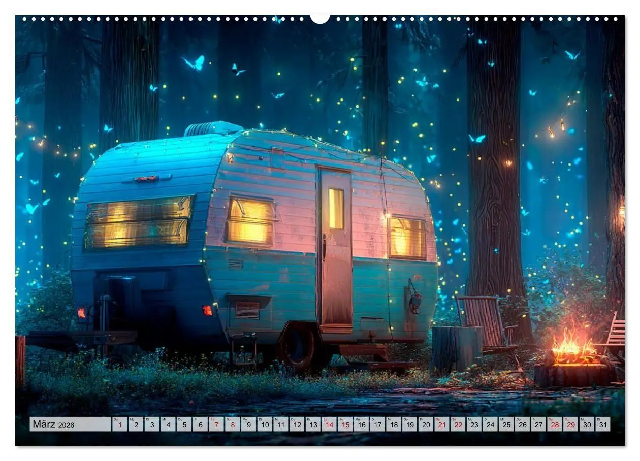 Bild: 9783516692273 | Caravanesque (hochwertiger Premium Wandkalender 2026 DIN A2 quer),...