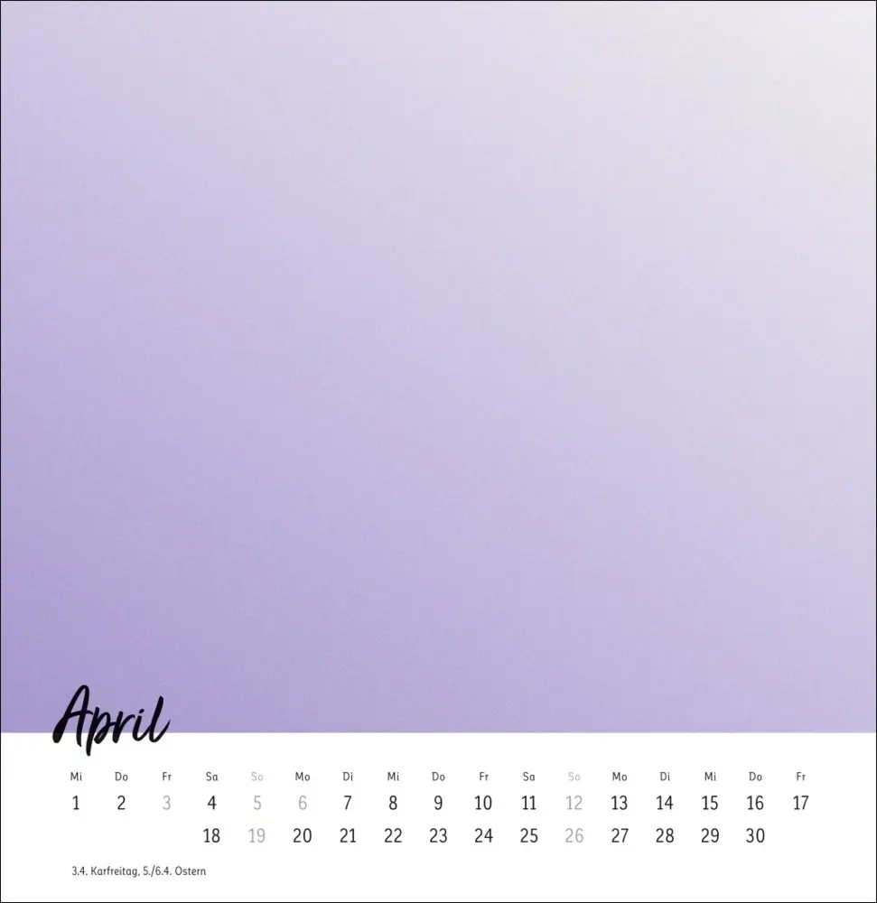 Bild: 9783756412273 | Kreativkalender zum Aufstellen Design 2026 | Kalender | Spiralbindung