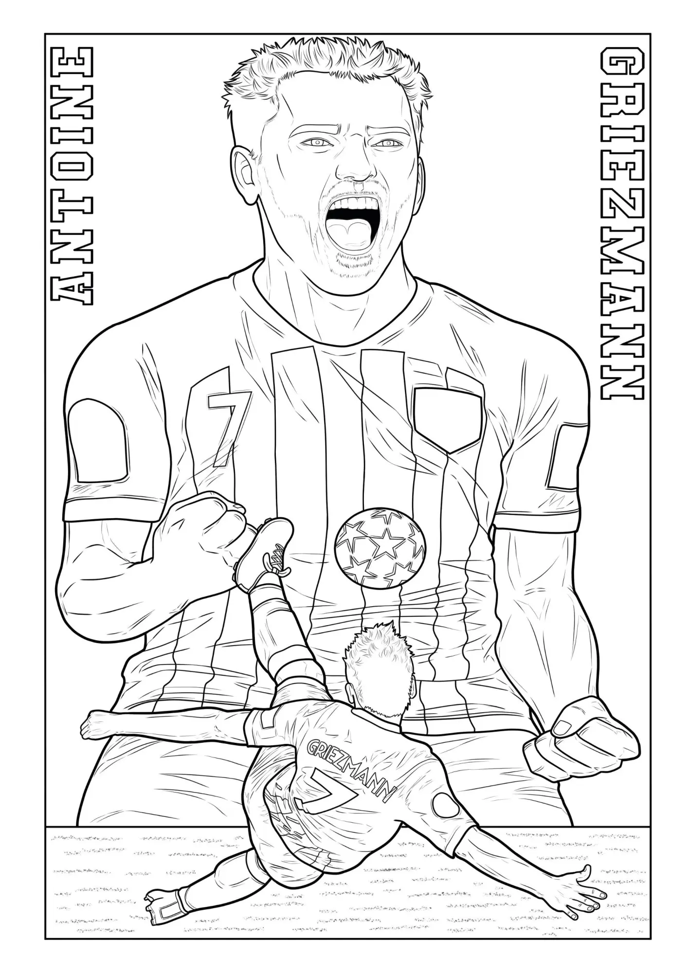 Bild: 9783986572273 | Fußball Malbuch - Tore, Siege &amp; Triumphe SUPERSTARS Fußballhelden...