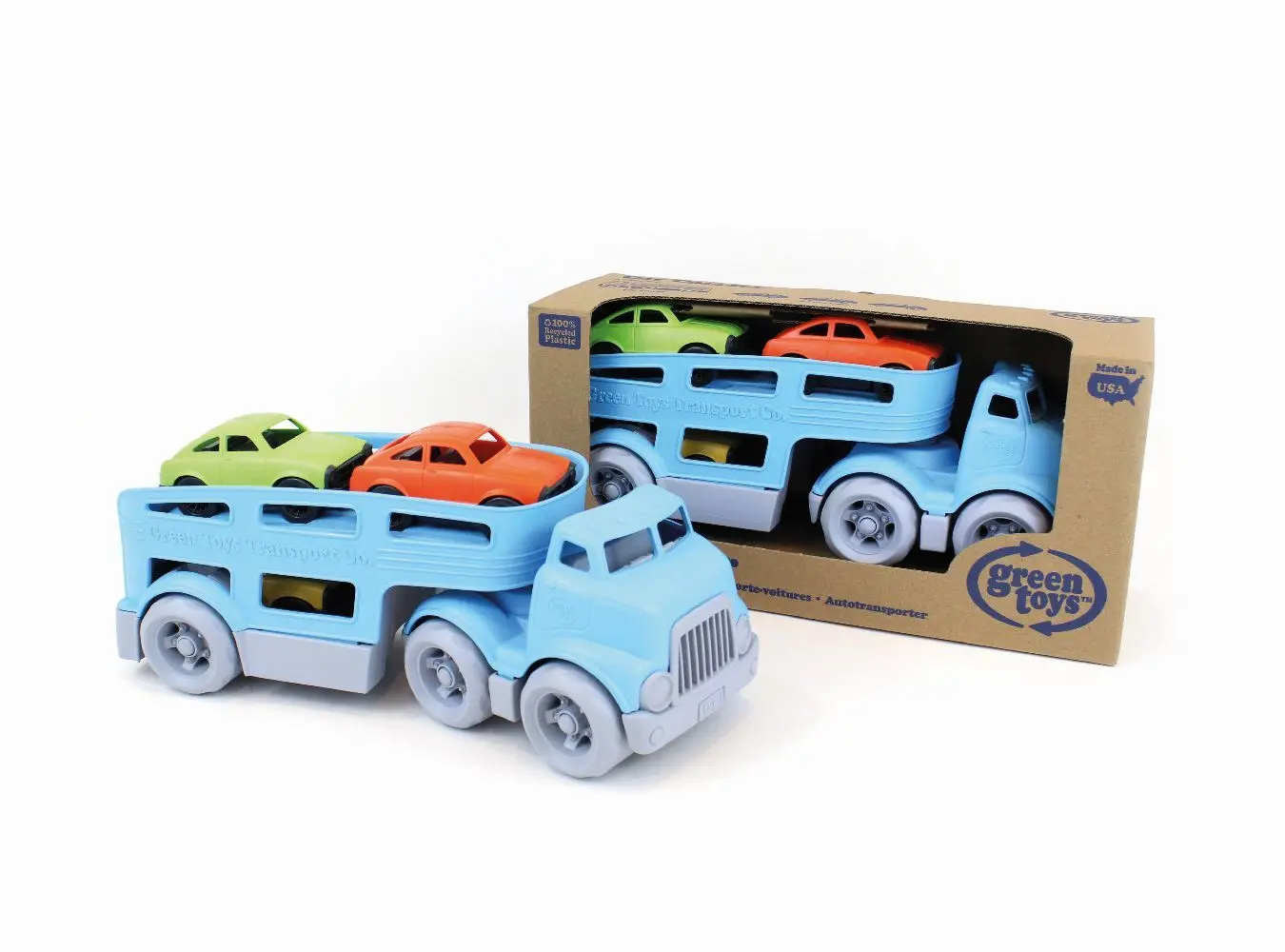 Bild: 816409012373 | GREENTOYS - Auto-Transporter mit 3 Autos | 8601237 | 2023 | GREENTOYS