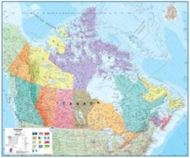 Cover: 9781904892373 | Canada laminated | (Land-)Karte | Englisch | 2022 | EAN 9781904892373