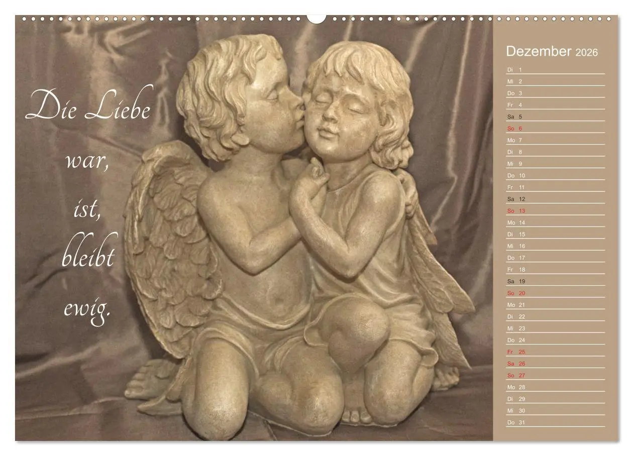 Bild: 9783457972373 | Engel - Die Worte der Liebe (hochwertiger Premium Wandkalender 2026...