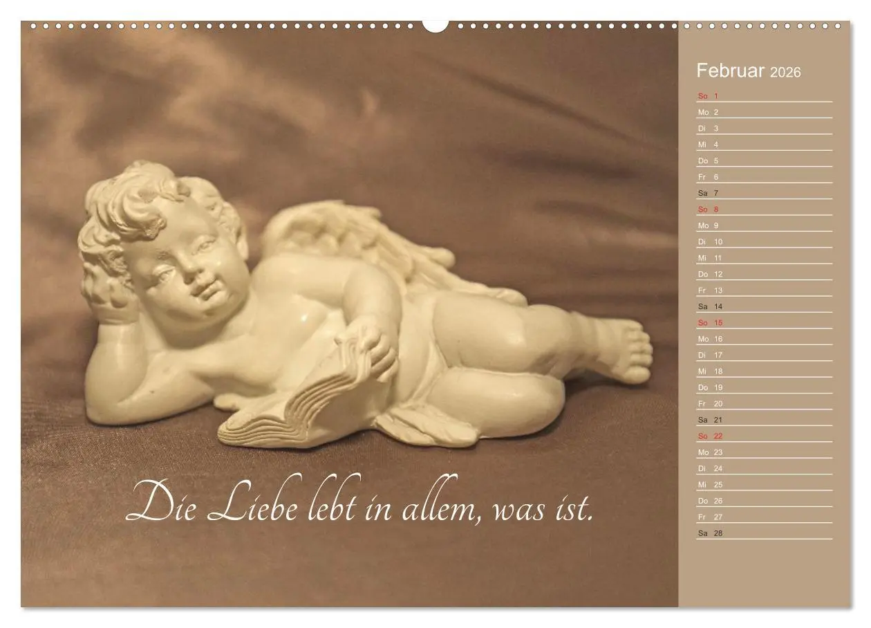 Bild: 9783457972373 | Engel - Die Worte der Liebe (hochwertiger Premium Wandkalender 2026...