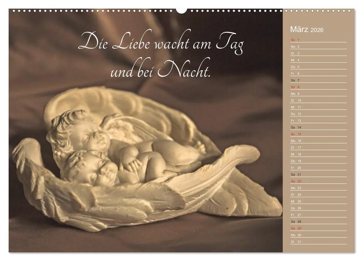 Bild: 9783457972373 | Engel - Die Worte der Liebe (hochwertiger Premium Wandkalender 2026...