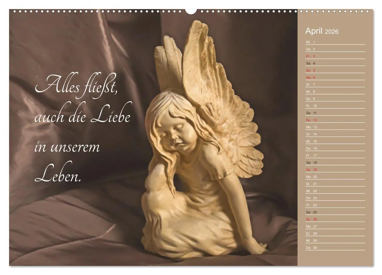 Bild: 9783457972373 | Engel - Die Worte der Liebe (hochwertiger Premium Wandkalender 2026...